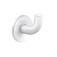 Hak na ubrania biały Nylon model krótki Nylon HR błyszczący biały Delabie 4043N