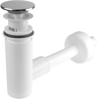 Korek do umywalki czyszczony od góry z syfonem Deante