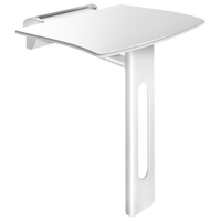 Składane siedzisko natryskowe Be-Line® z podporą Składane i odpinane siedzisko natryskowe Delabie 511930W