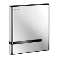 Płyta uruchamiająca TEMPOMATIC 4 do pisuarów Elektroniczny zawór podtynkowy z zasilaniem sieciowym - Do pisuarów Delabie 430010