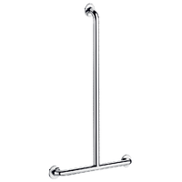 Poręcz  w kształcie „T” Inox błyszczący Inox błyszczący UltraPolish Delabie 5440P2