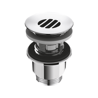 Korek HIGIENA do umywalki Korek modułowy z wklęsłym sitkiem Delabie 611