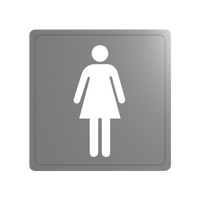 Piktogram Inox „Kobieta" Delabie 510151S