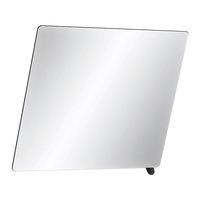 Lustro uchylne z uchwytem Uchwyt: czarny matowy ABS Delabie 510202BK