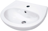 Umywalka ceramiczna ścienna z miejscem na baterię Deante