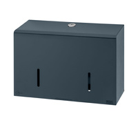 Dozownik na 2 rolki papieru toaletowego Grafitowy Impeco GRAH7T z kluczykiem