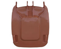 Pokrywa do kosza KJS413 240l kolor brązowy tworzywo MERIDA KJW913