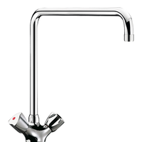 1-otworowa bateria stojąca- 45 l/min Górna ruchoma wylewka L.300 H.290 Delabie G66453