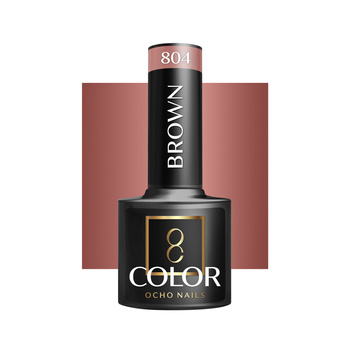 OCHO NAILS Lakier hybrydowy brown 804 -5 g