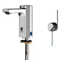 KWC F5E Elektroniczna bateria umywalkowa bez mieszacza z podtynkowym zasilaczem sieciowym F5EV1007