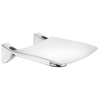 Składane siedzisko natryskowe Grand Confort Do montażu na ścianie Delabie 510420