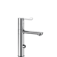 Bateria elektroniczna TEMPOMATIC MIX do umywalki Wysoka jednootworowa bateria na podczerwień z ruchomą wylewką Delabie 20164T1