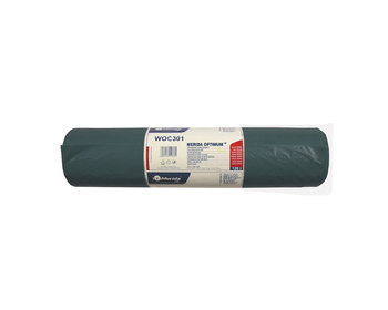 Merida WOC301 Jednorazowe worki na śmieci OPTIMUM, 70 x 110 cm, poj 120 l, rolka 50 szt., CZARNE, HDPE/LDPE