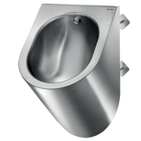 Odporny na wandalizm pisuar DELTA TC Inox 304 satynowy - Zasilanie z tyłu Delabie 160770