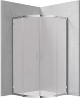 Kabina prysznicowa półokrągła 90x90 cm - wysokość 170 cm