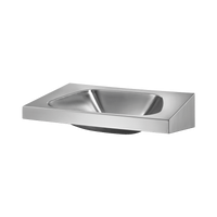 Umywalka ścienna TRAPEZ Inox 304 satynowy Delabie 120270