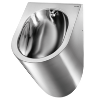 Pisuar wiszący DELTA Inox 304 podwójne wykończenie -  Zasilanie wody z tyłu Delabie 134772