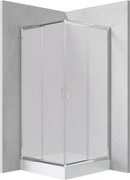 Kabina prysznicowa z brodzikiem kwadratowa 90x90 cm