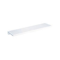Półka ścienna epoksyd biały 120 x 450 mm Delabie 552