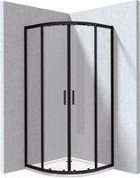 Kabina prysznicowa z brodzikiem półokrągła 90 cm