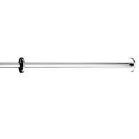 Prosty drążek do zasłon prysznicowych Możliwość skrócenia Delabie 2359