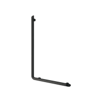 Poręcz Be-Line® w kształcie „L” - H.750 mm Aluminium - Epoksyd: matowa czerń Delabie 511970BK