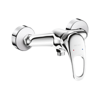 Bateria natryskowa z regulatorem ciśnienia SECURITHERM EP Jednouchwytowa bateria ścienna uchwyt ażurowy Delabie 2239EPS