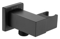 Przyłącze kątowe kwadratowe z uchwytem na słuchawkę Deante