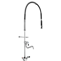 Zestaw do mycia wstępnego z baterią Z zaworem czerpalnym i ruchomą wylewką rura Delabie 5632