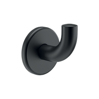 Hak na ubrania Inox czarny matowy model krótki Inox 304 epoksyd czarny matowy Delabie 4043BK