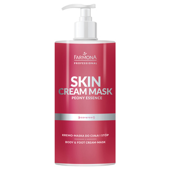 Farmona Skin cream mask peony essence kremo-maska do ciała i stóp piwonia 500 ml