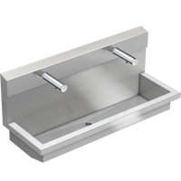 KWC PLANOX Moduł umywalkowy z elektronicznymi bateriami ściennymi bez mieszacza PL12UEV