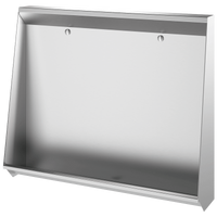 Pisuar rynnowy zbiorowy L Inox 304 satynowy - L. 1200 mm - Do zabudowy Delabie 130210