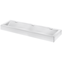 Wisząca umywalka zbiorowa MINERALCAST MINERALCAST - 3 stanowiska - L. 1800 mm Delabie 454180