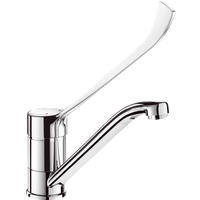 Bateria mechaniczna do zlewu Jednootworowa bateria mechaniczna z ruchomą wylewką H.145 L.215 Delabie 2210L