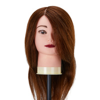 Główka treningowa fryzjerska Gabbiano WZ1 naturalne włosy, kolor 4H, długość 16""