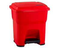 Kosz pedałowy HERA czerwony poj. 35 l tworzywo sztuczne Merida KJR407