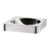 Umywalka nablatowa QUADRA Inox 304 podwójne wykończenie - Nablatowa Delabie 120652