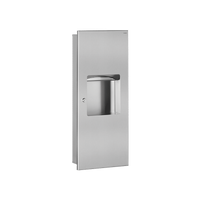 Podtynkowy moduł: podajnik ręczników i pojemnik na odpady 10 litrów Podtynkowy Delabie 510714S