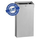 Kosz otwarty 15l stal matowa Merida STELLA SLIM COMBO KSM109