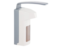 Dozownik łokciowy na wkłady 500ml na dezynfekcję krem mydło ABS Merida D9P