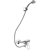 Komplet natryskowy samoopróżniający z baterią mechaniczną EP Komplet natryskowy z baterią z regulatorem ciśnienia Delabie 2239EPHYG