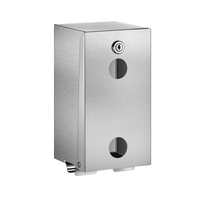 Pojemnik na papier toaletowy na dwie rolki  Delabie 1660S