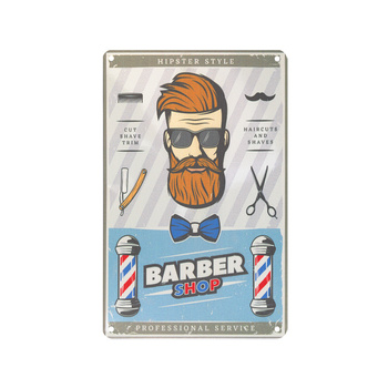 Tablica ozdobna barber B057