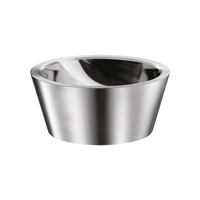 Umywalka nablatowa ALGUI Inox 304 podwójne wykończenie - Nablatowa Delabie 120112