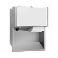 KWC EXOS. Uchwyt na dwie rolki papieru toaletowego EXOS676EW