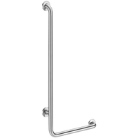 Poręcz natryskowa w kształcie litery „L” Inox satynowy H.1150 mm Inox satynowy UltraSatin model prawy Delabie 5071DS