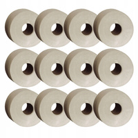 Papier toaletowy 19cm 1-warstwowy szary zgrzewka 12 szt. Merida ECONOMY PES205