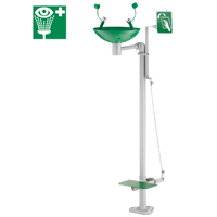 Oczomyjka na kolumnie Uruchamiany dłonią lub stopą Delabie 9201