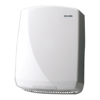 Automatyczna suszarka do rąk biały ABS Optyczna Delabie 6621